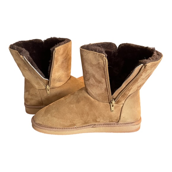 Comfortview women’s classic ankle bootie style zip up suede-like size : 9 - Picture 6 of 13